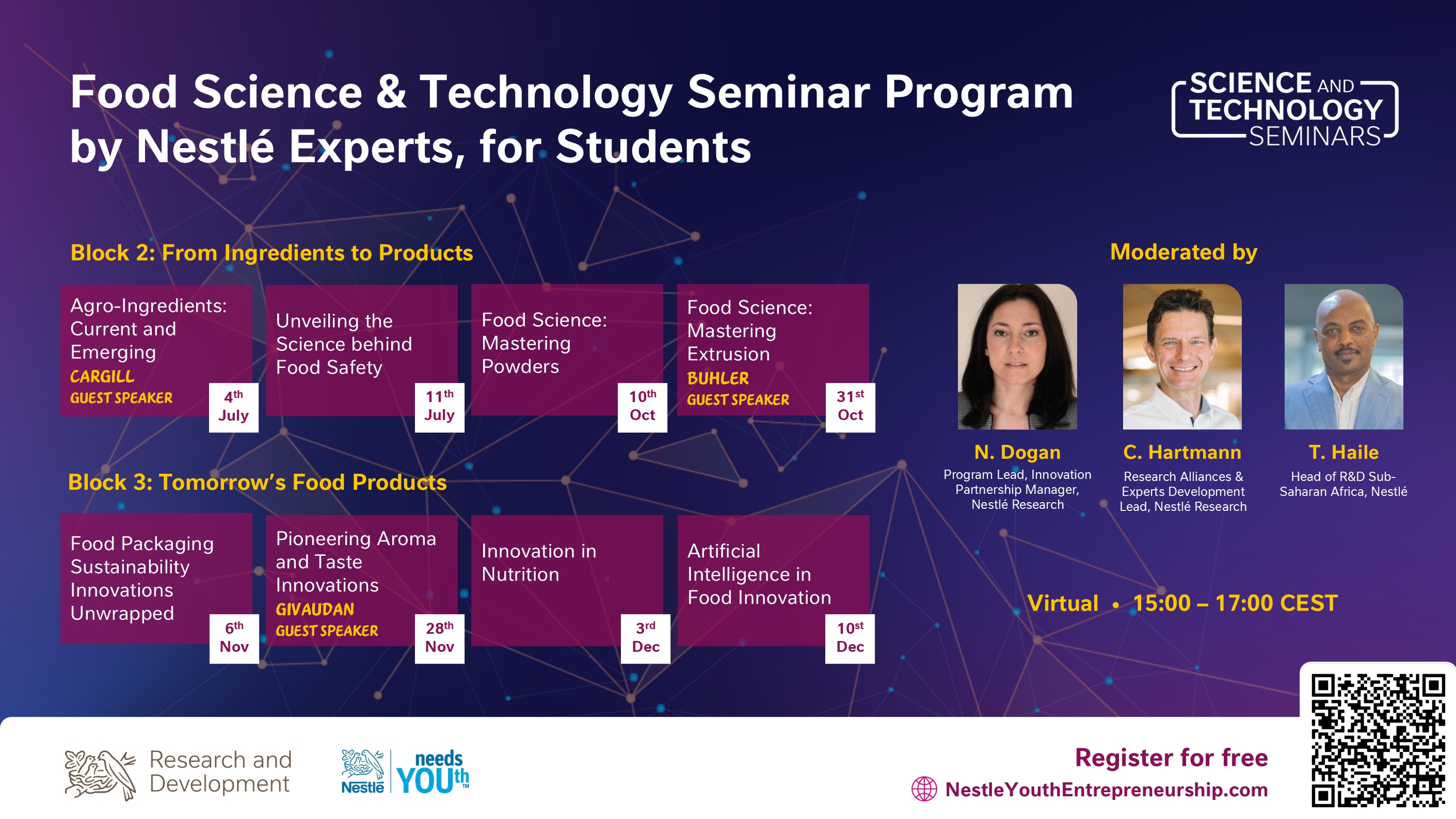 S T Seminars 2025 English Agenda Nestlé Youth Entrepreneurship Platform